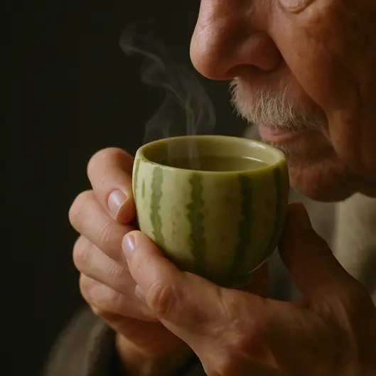 Hình ảnh cận cảnh một bàn tay đang rót rượu thuốc từ bình ra chén nhỏ, minh họa quá trình chiết xuất và sử dụng hoạt chất từ