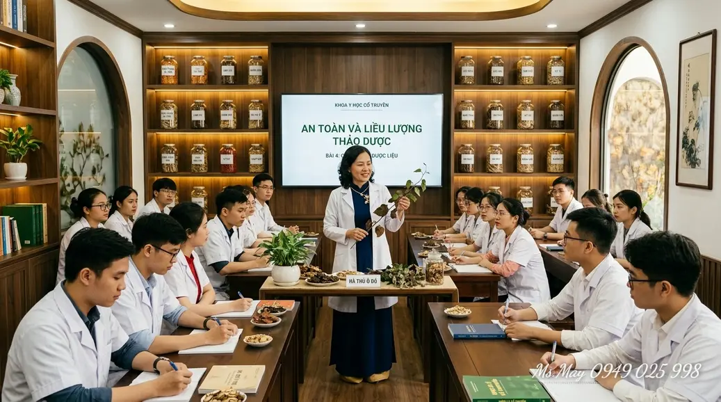 Lớp học đào tạo Y học cổ truyền định hướng Đông dược cho người yêu thảo dược