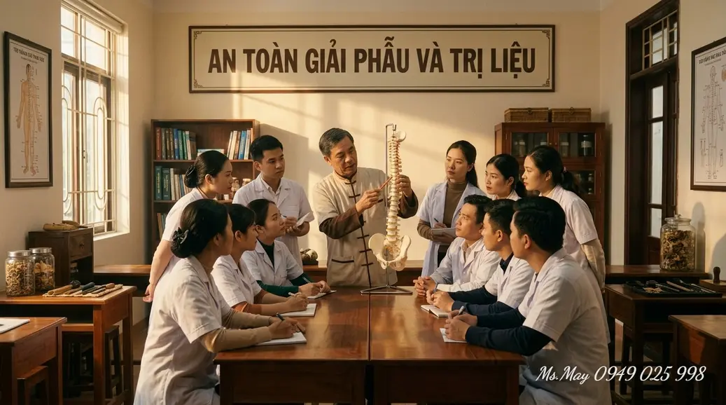 Học Y học cổ truyền bài bản cho nghề châm cứu xoa bóp và vật lý trị liệu