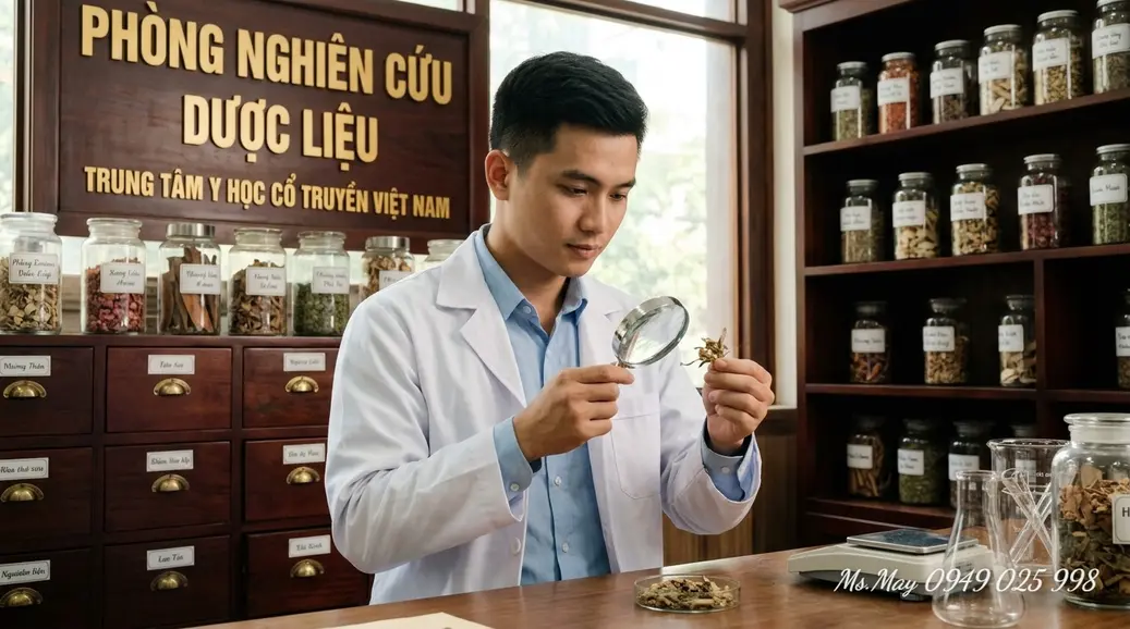 Sinh viên hoặc kỹ thuật viên Y học cổ truyền thực hành châm cứu và phục hồi chức năng trong môi trường đào tạo chính quy