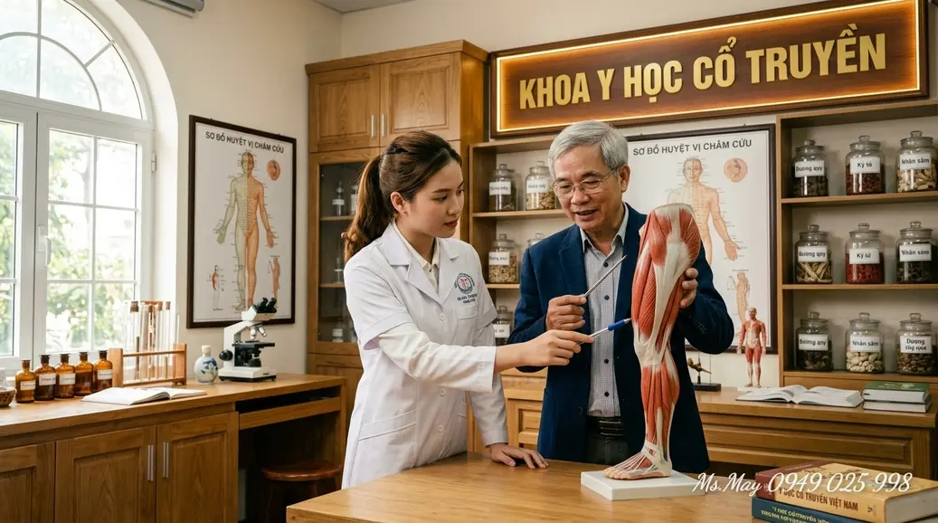 Sinh viên ngành y học cổ truyền định hướng trở thành chuyên gia trị liệu phục hồi thể thao