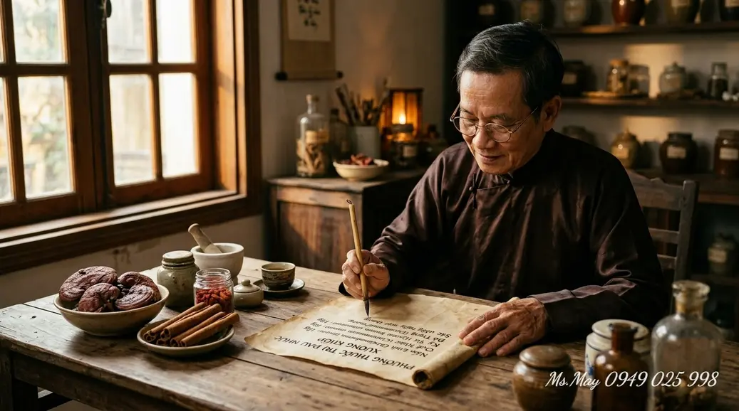 Hình minh họa bài thuốc Y học cổ truyền gắn với chứng hậu cụ thể, không dùng theo triệu chứng đơn lẻ