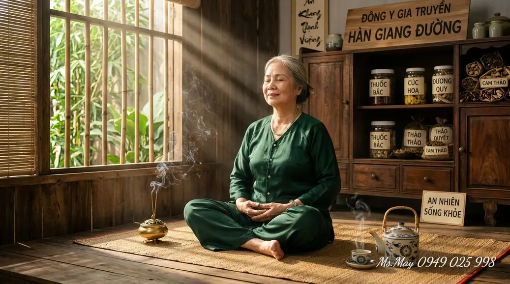 Bác sĩ Y học cổ truyền tư vấn cho bệnh nhân về phương pháp điều trị.