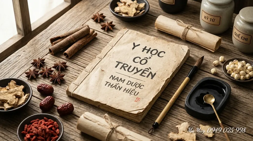 Bác sĩ Y học cổ truyền đang bắt mạch chẩn đoán cho bệnh nhân.