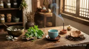 Hình ảnh biểu tượng cho sự cân bằng giữa Chính khí và Tà khí trong Y học cổ truyền.
