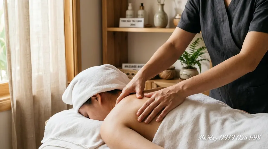 Vị trí huyệt ấn đường nằm giữa hai đầu lông mày, dùng để bấm huyệt giảm đau đầu.