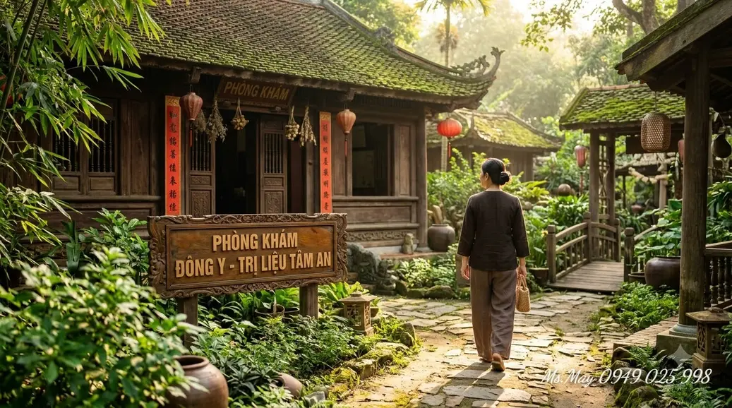 Thực hành châm cứu trong lớp học y học cổ truyền
