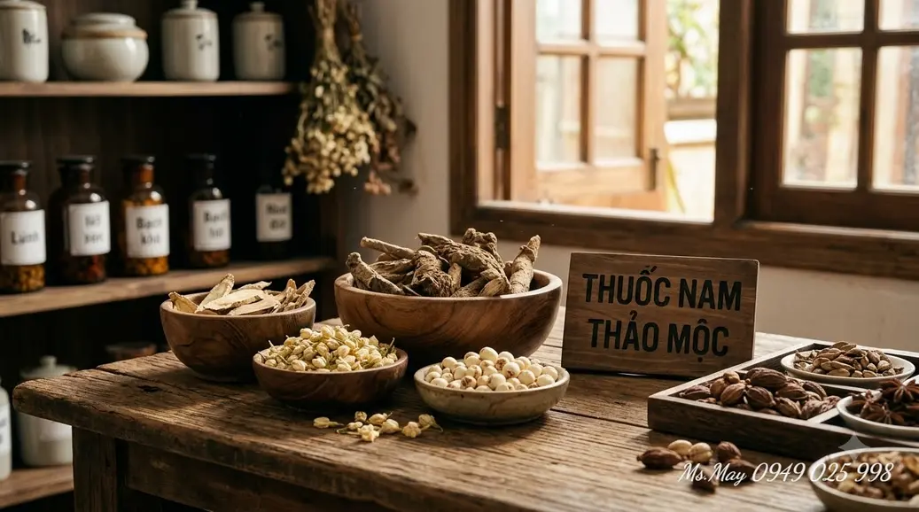 Ly trà thảo mộc thải độc tự nhiên