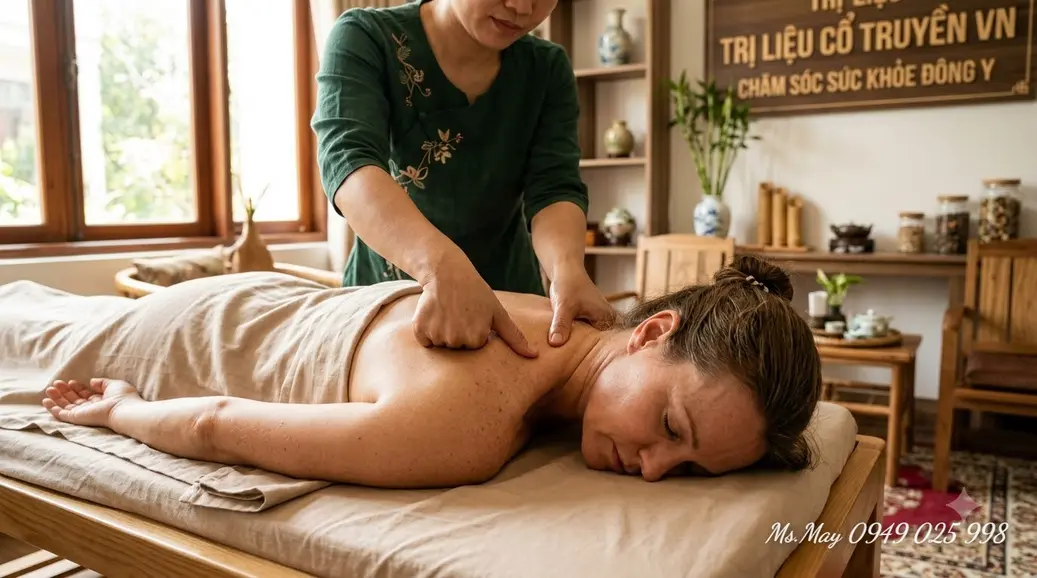 Hướng dẫn xoa bóp vùng cổ vai gáy cho dân văn phòng